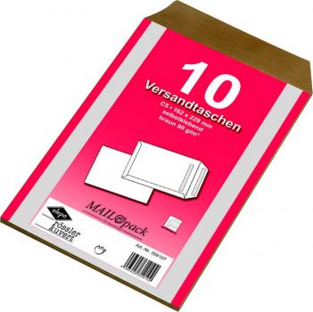 10 Mailpack® Versandtaschen C5 braun o.F.