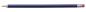 Preview: 10 Bleistifte mit Radierer / HB / Farbe: lackiert blau / mit Gravur