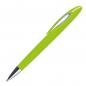 Preview: 10 Dreh-Kugelschreiber aus Kunststoff / Farbe: apfelgrün