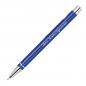 Preview: 10 Gel-Kugelschreiber mit Gravur / aus Metall / Gelschreiber / Farbe: blau