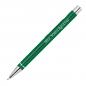 Preview: 10 Gel-Kugelschreiber mit Gravur / aus Metall / Gelschreiber / Farbe: grün