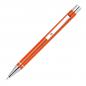 Preview: 10 Gel-Kugelschreiber mit Gravur / aus Metall / Gelschreiber / Farbe: orange