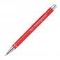 Preview: 10 Gel-Kugelschreiber mit Gravur / aus Metall / Gelschreiber / Farbe: rot