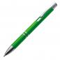 Preview: 10 Kugelschreiber aus Kunststoff / Farbe: grün