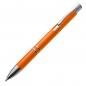 Preview: 10 Kugelschreiber aus Kunststoff / Farbe: orange