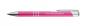 Preview: 10 Kugelschreiber aus Metall / mit Gravur / Farbe: pink