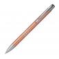 Preview: 10 Kugelschreiber aus Metall mit beidseitige Gravur / Farbe: roségold