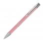 Preview: 10 Kugelschreiber aus Metall mit beidseitige Gravur / Farbe: rose'