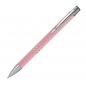 Preview: 10 Kugelschreiber aus Metall mit beidseitige Gravur / Farbe: rose'