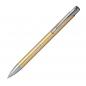 Preview: 10 Kugelschreiber aus Metall mit beidseitige Namensgravur - Farbe: gold