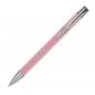 Preview: 10 Kugelschreiber aus Metall mit beidseitige Namensgravur - Farbe: rose'