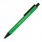 Preview: 10 Kugelschreiber aus Metall mit Gravur / Farbe: metallic grün