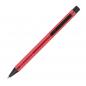 Preview: 10 Kugelschreiber aus Metall mit Gravur / Farbe: rot