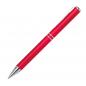 Preview: 10 Kugelschreiber aus Metall mit Gravur / mit speziellem Clip / Farbe: rot
