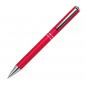 Preview: 10 Kugelschreiber aus Metall mit Gravur / mit speziellem Clip / Farbe: rot