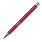 Preview: 10 Kugelschreiber aus Metall mit Gravur / vollfarbig lackiert / burgund (matt)
