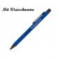 Preview: 10 Kugelschreiber aus Metall mit Namensgravur - Farbe: blau