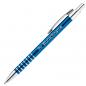 Preview: 10 Kugelschreiber mit Gravur / aus Metall / Farbe: blau