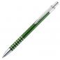 Preview: 10 Kugelschreiber mit Gravur / aus Metall / Farbe: grün