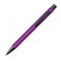 Preview: 10 Kugelschreiber mit Gravur / mit Clip aus Metall / Farbe: lila