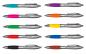 Preview: 10 Kugelschreiber mit Gravur / mit satiniertem Gehäuse / 10 verschiedene Farben