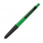 Preview: 10 Kugelschreiber mit Namensgravur - Metallic-Kunststoff mit Touch-Pad - grün