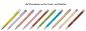 Preview: 10 Metall-Kugelschreiber mit beidseitige Namensgravur - 10 verschiedene Farben
