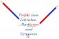 Preview: 10 Silbenstifte / Silbentrennstifte / Farbe: rot und blau