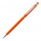 Preview: 10 Touchpen Drehkugelschreiber / aus Edelstahl / Farbe: orange