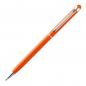 Preview: 10 Touchpen Drehkugelschreiber mit Gravur / aus Edelstahl / Farbe: orange