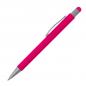 Preview: 10 Touchpen Kugelschreiber / aus Metall / Farbe: pink