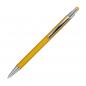 Preview: 10 Touchpen Kugelschreiber aus Metall mit Namensgravur - gummiert - Farbe: gelb