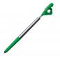 Preview: 10 Touchpen Kugelschreiber mit Namensgravur - "Smile Hand" - Farbe: silber-grün