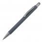 Preview: 10 Touchpen Kugelschreiber mit Namensgravur - aus Metall - Farbe: anthrazit