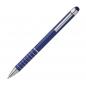 Preview: 10 Touchpen Kugelschreiber mit Namensgravur - aus Metall - Farbe: blau