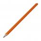 Preview: 10 Zimmermannsbleistifte mit Gravur / Länge: 25cm / Farbe: lackiert orange