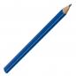 Preview: 10 Zimmermannsbleistifte mit Gravur / mit Linealaufdruck / 17,5cm / Farbe: blau
