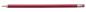 Preview: 100 Bleistifte mit Radierer / HB / Farbe: lackiert rot / mit Gravur