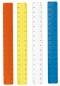 Preview: 100 Lineale 17cm in Plastikdose farbig