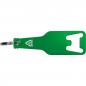 Preview: 10x Flaschenöffner mit Namensgravur - aus recyceltem Aluminim - Farbe: grün