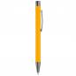 Preview: 10x Kugelschreiber / aus Metall / mit Soft-Touch / Farbe: gelb