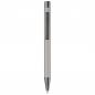 Preview: 10x Kugelschreiber mit Gravur / aus Metall / mit Soft-Touch / Farbe: hellgrau