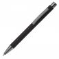 Preview: 10x Kugelschreiber mit Namensgravur - aus Metall mit Soft-Touch - Farbe: schwarz