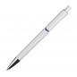 Preview: 10x Kugelschreiber mit Namensgravur - mit Applikationen - Farbe: weiß-blau