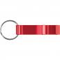Preview: 10x Schlüsselanhänger mit Gravur / mit Flaschenöffner / Farbe: rot
