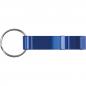 Preview: 10x Schlüsselanhänger mit Namensgravur - mit Flaschenöffner - Farbe: blau