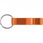 Preview: 10x Schlüsselanhänger mit Namensgravur - mit Flaschenöffner - Farbe: orange