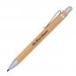 Preview: 10x Tintenloser Bambus Schreibstift mit Namensgravur - Kugelschreiber Ersatz