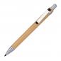 Preview: 10x Tintenloser Schreibstift mit Gravur / aus Bambus - Kugelschreiber Ersatz
