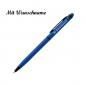 Preview: 10x Touchpen Kugelschreiber mit Namensgravur - aus Metall - Farbe: blau